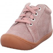 Preisvergleich für Schuhe: Baby Lauflernschuhe Krabbelschuhe Ino Lauflernschuh Babyschuhe Jungen Veloursleder uni Halbschuhe rosa Gr. 22 Jungen Kinder