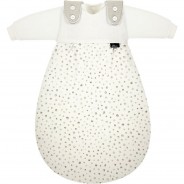 Preisvergleich für Schlafsäcke: Baby-Mäxchen 3tlg. Jersey Aqua Dot Gr. 56/62 beige-kombi