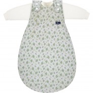 Preisvergleich für Schlafsäcke: Baby-Mäxchen 3tlg. Organic Cotton Drifting Leaves, Gr. 56/62 grau/grün