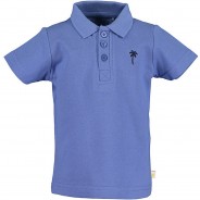 Preisvergleich für Oberteile: Baby Poloshirt  blau Gr. 80 Jungen Kinder