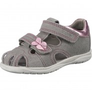 Preisvergleich für Schuhe: Baby Sandalen  anthrazit Gr. 22 Mädchen Kleinkinder