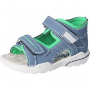 Preisvergleich für Schuhe: Baby Sandalen BENTO  blau/grün Gr. 26 Jungen Kleinkinder