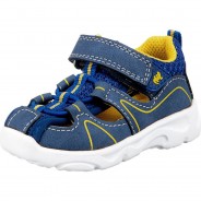 Preisvergleich für Schuhe: Baby Sandalen BORT, WMS Weite M  blau Gr. 23 Jungen Kleinkinder