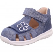 Preisvergleich für Schuhe: Baby Sandalen BUMBLEBEE WMS Weite M4  blau Gr. 23 Mädchen Kleinkinder