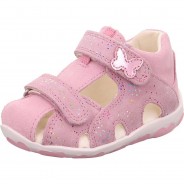 Preisvergleich für Schuhe: Baby Sandalen FANNI WMS Weite M4  rosa-kombi Gr. 19 Mädchen Baby
