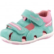 Preisvergleich für Schuhe: Baby Sandalen FANNI WMS Weite M4  türkis/pink Gr. 27 Mädchen Kleinkinder