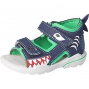 Preisvergleich für Schuhe: Baby Sandalen SHARKI  blau/grün Gr. 21 Jungen Kleinkinder