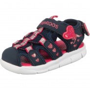 Preisvergleich für Schuhe: Baby Sandalen  von KangaROOS pink/blau Gr. 25 Mädchen Kleinkinder