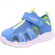 Preisvergleich für Schuhe: Baby Sandalen WAVE WMS Weite M4  blau/gelb Gr. 26 Jungen Kleinkinder