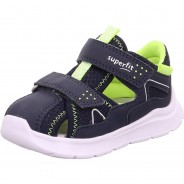 Preisvergleich für Schuhe: Baby Sandalen WAVE WMS Weite M4  blau/gelb Gr. 26 Jungen Kleinkinder