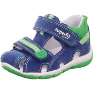 Preisvergleich für Schuhe: Baby Sandalen WMS Weite M4  blau/grün Gr. 20 Jungen Kleinkinder