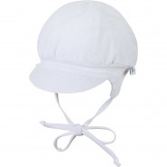 Preisvergleich für Mützen & Accessoires: Baby Schirmmütze mit UV-Schutz weiß Gr. 45