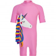 Preisvergleich für Bademode: Baby Schwimmanzug mit UV-Schutz 50+  rosa Gr. 68 Mädchen Baby