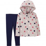 Preisvergleich für Hosen: Baby Set Sweatshirt + Leggings  blau/grau Gr. 86/92 Mädchen Kleinkinder