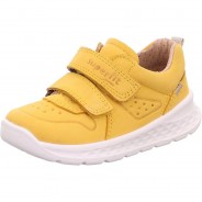 Preisvergleich für Schuhe: Baby Sneakers Low BREEZE WMS Weite M4  gelb/weiß Gr. 23 Jungen Kleinkinder