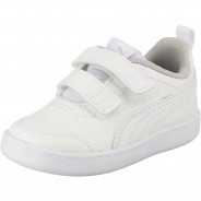 Preisvergleich für Schuhe: Baby Sneakers Low COURTFLEX V2 V INF  weiß-kombi Gr. 21 Jungen Kleinkinder