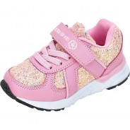 Preisvergleich für Schuhe: Baby Sneakers Low  rosa Gr. 24 Mädchen Kleinkinder