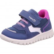 Preisvergleich für Schuhe: Baby Sneakers Low SPORT7 WMS Weite M4  blau/lila Gr. 24 Mädchen Kleinkinder