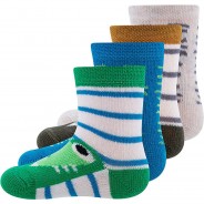 Preisvergleich für Strumpfwaren: Baby Socken 4er Pack  beige/rosa Gr. 18/19 Jungen Baby