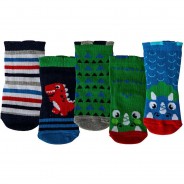 Preisvergleich für Strumpfwaren: Baby Socken, 5er Pack - Strumpf, Motive, 1-2 Jahre, One Size Socken Kinder mehrfarbig Gr. 19-22  Kinder