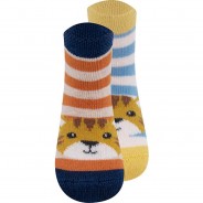 Preisvergleich für Strumpfwaren: Baby Socken Doppelpack  blau Gr. 19-22 Jungen Kinder