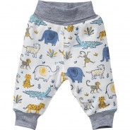 Preisvergleich für Hosen: Baby Softbundhose , Organic Cotton weiß-kombi Gr. 62/68 Jungen Baby