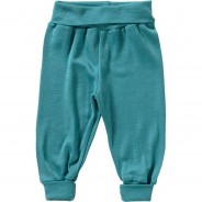Preisvergleich für Hosen: Baby Softbundhose Wolle/Seide türkis Gr. 50/56