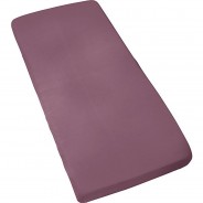 Preisvergleich für Babybettwäsche: Baby-Spannbettlaken Single-Jersey Murnau aubergine Gr. 40 x 90