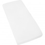 Preisvergleich für Babybettwäsche: Baby-Spannbettlaken Single-Jersey San Francisco weiß Gr. 40 x 90