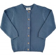 Preisvergleich für Oberteile: Baby Strickjacke  dunkelblau Gr. 56 Mädchen Baby