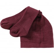 Preisvergleich für Strumpfwaren: Baby Strickstrumpfhose NBFWAK rot Gr. 62/68 Mädchen Kinder