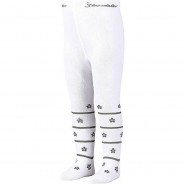Preisvergleich für Strumpfwaren: Baby Strickstrumpfhose weiß Gr. 86 Mädchen Kleinkinder