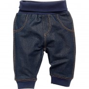 Preisvergleich für Hosen: Baby Sweat-Hose Jeans-Optik Jogginghosen NewbornU blau Gr. 92