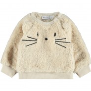Preisvergleich für Oberteile: Baby Sweatshirt NBFSOLVEJ  offwhite Gr. 86 Mädchen Kinder