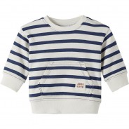 Preisvergleich für Oberteile: Baby Sweatshirt NBMKAJ , Organic Cotton blau Gr. 62 Jungen Baby