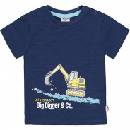 Preisvergleich für Oberteile: Baby T-Shirt  dunkelblau Gr. 92 Jungen Kleinkinder