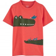 Preisvergleich für Oberteile: Baby T-Shirt  koralle Gr. 80 Jungen Kinder