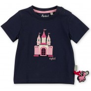 Preisvergleich für Oberteile: Baby T-Shirt , Märchenwelt, Organic Cotton dunkelblau Gr. 92 Mädchen Kleinkinder