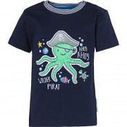 Preisvergleich für Oberteile: Baby T-Shirt , Piraten dunkelblau Gr. 86 Jungen Kleinkinder