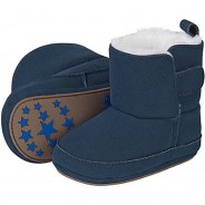 Preisvergleich für Schuhe: Baby Wagenschuhe  dunkelblau Gr. 18 Jungen Baby
