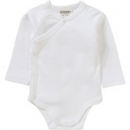 Preisvergleich für Strampler & Spieler: Baby Wickelbody weiß Gr. 50