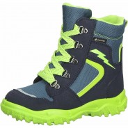 Preisvergleich für Schuhe: Baby Winterstiefel  blau/grün Gr. 27 Jungen Kleinkinder