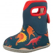 Preisvergleich für Schuhe: Baby Winterstiefel DINO, Barfußschuhe blau-kombi Gr. 21 Jungen Kleinkinder