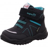Preisvergleich für Schuhe: Baby Winterstiefel GLACIER  schwarz/grün Gr. 26 Jungen Kleinkinder