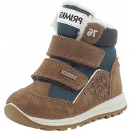 Preisvergleich für Schuhe: Baby Winterstiefel GORE-TEX  braun/blau Gr. 29 Jungen Kinder