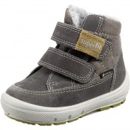 Preisvergleich für Schuhe: Baby Winterstiefel GROOVY  grau/grün Gr. 20 Jungen Kleinkinder