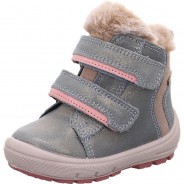Preisvergleich für Schuhe: Baby Winterstiefel GROOVY  hellgrau Gr. 21 Mädchen Kleinkinder