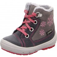 Preisvergleich für Schuhe: Baby Winterstiefel GROOVY , Weite M4, GORE-TEX grau Gr. 23 Mädchen Kleinkinder