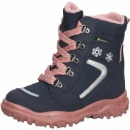 Preisvergleich für Schuhe: Baby Winterstiefel HUSKY1 WMS Weite M4 GORE-TEX  blau Gr. 25 Mädchen Kleinkinder