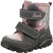 Preisvergleich für Schuhe: Baby Winterstiefel KARO  grau Gr. 27 Mädchen Kleinkinder